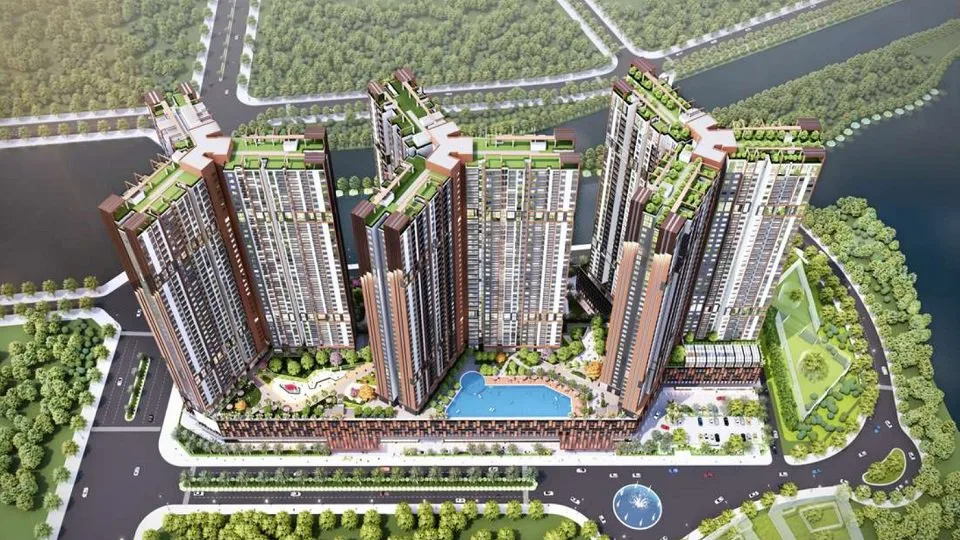 chung cư Gamuda trong công viên yên sở