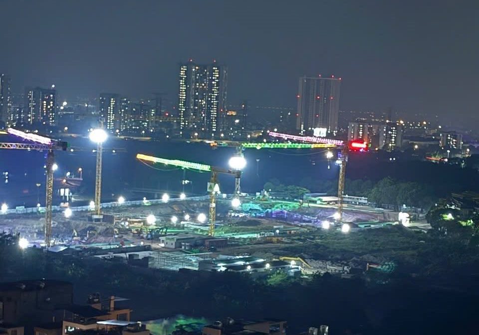 công trường dự án gamuda central park thi công ngày đêm